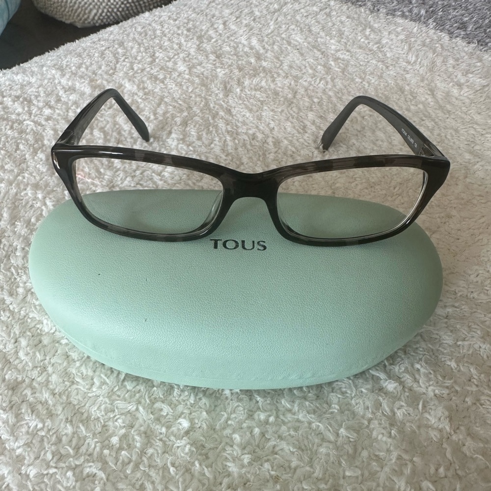 Tous  - grey tortoise shell glasses